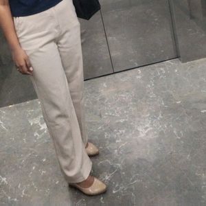 Beige Trousers