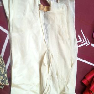 New White Stone Worked Anarkali Set L Size