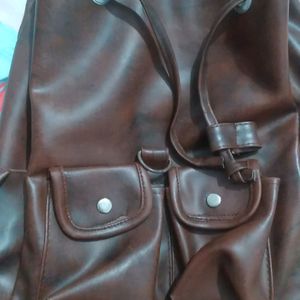 Leather Backpack