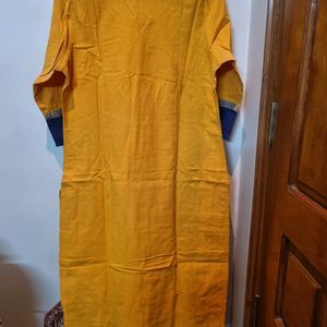 Aurelia Mustard Kurti