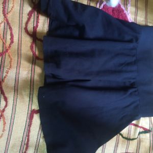 Twisty Black Mini Skirt (Women)