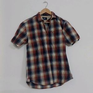 Red And Blue Check Shirt