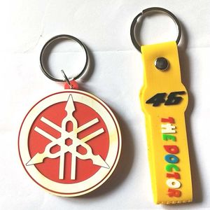 Yamaha Double Sided Rubber And Vr46 Keychain