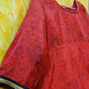 Very Beautiful Silk Anarkali Almost New