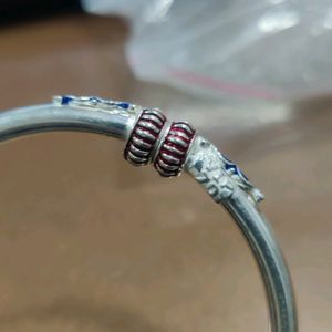 Pure Silver Bangle Used But Not Look Like