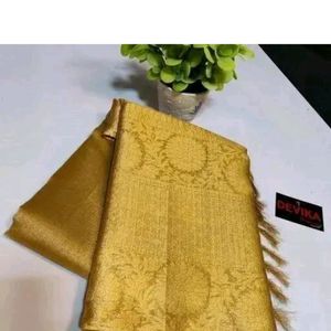 Nita Ambani inspired Golden Tissue Saree