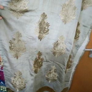 Grey Embroidery Kurti