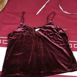 Branded Velvet Top..bust 40 To 42inches