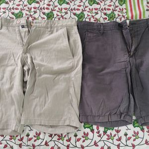 2 Knee Length Shorts For Men