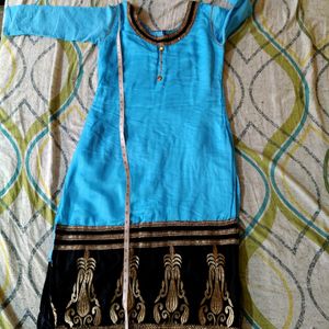 Fantabulous Aqua Blue Kurta