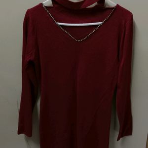 Im Selling A Prettiest Dark Red Dress