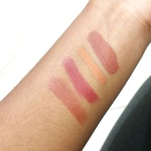 Mars,Myglamn And Nykaa Lipstick In Nude Shades