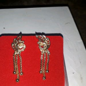 Gold Plated Earring For Sale