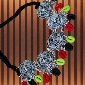 Brand New Boho Design Dokra Oxidised Necklace Set