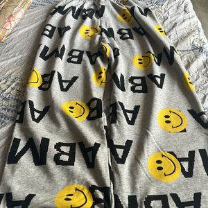 Smiley Print Trouser