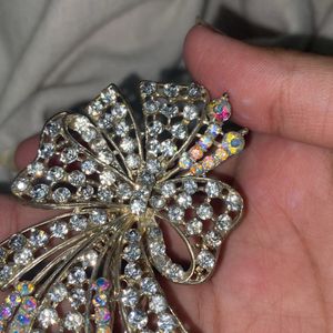 Gorgeous Hair Clip With Rhinestones From Shimla