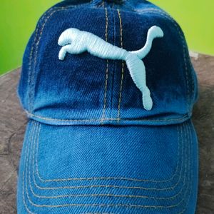 Puma Logo Denim Cap