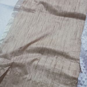 White Bengali Saree