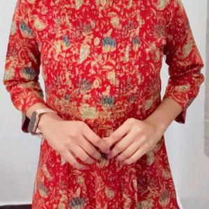 Red Printed Tunic