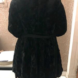 Luxurious Black Fur Coat