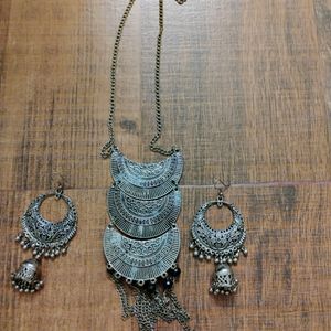 Oxidised Jwellery Set