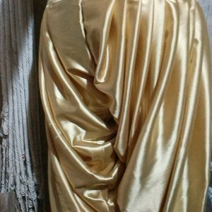 Satin Salwar Golden