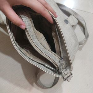 Beige Sling Bag