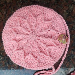 Handmade Baby Pink Sling Bag