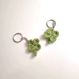 4 leaf clover keychain