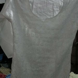 White Women Kurti