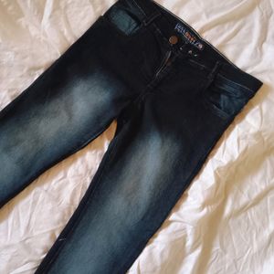 Dark Blue Denim Jeans