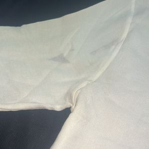 White Korean Shirt - 34/36