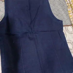 Navy Blue Party Wear Jacket