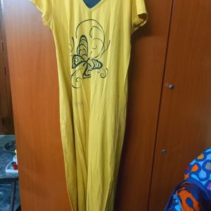 Soft Yellow Nighty (XL Size)