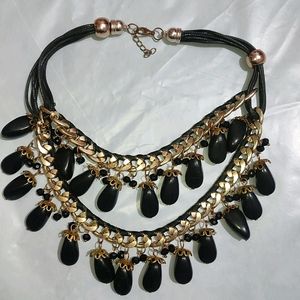 Black & Golden Necklace