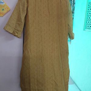 Kurta Set With Schiffli Dupatta