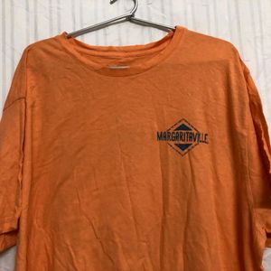 Margaitaville Orange Cotton T shirt