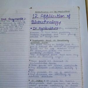 Class 12th CBSE Biology Notes