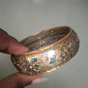 Mirrorwork Glitter Bangle (1pcs)