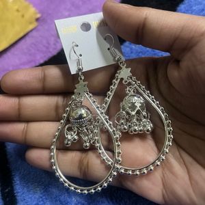 Silver Hanging Earring #115