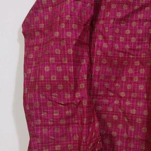 Rani Pink Straight Kurta