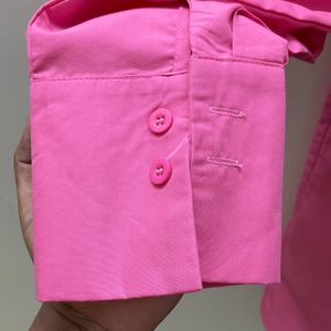 Pink Oversized Shirt