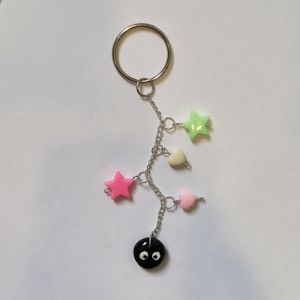 Studio Ghibli Soot Sprite Keychain