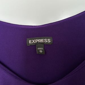 Express Purple Top 36 Chest