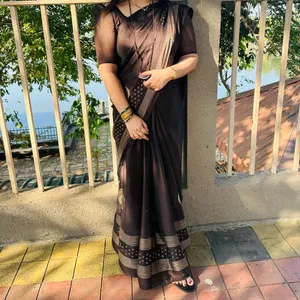 Brown Saree