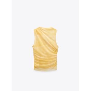 Zara Draped Tulle Tie Dye Top