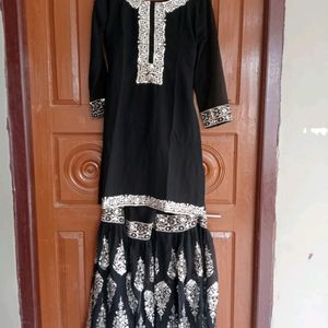 Comfortable Black Kurti Plazo