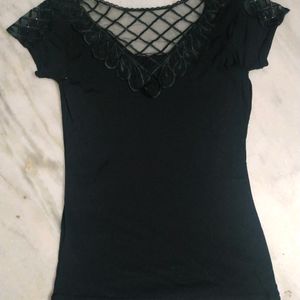 Black Lace Top