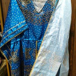 Bandhani Printed Kaftan