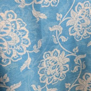 Blue Colour Garden Saree